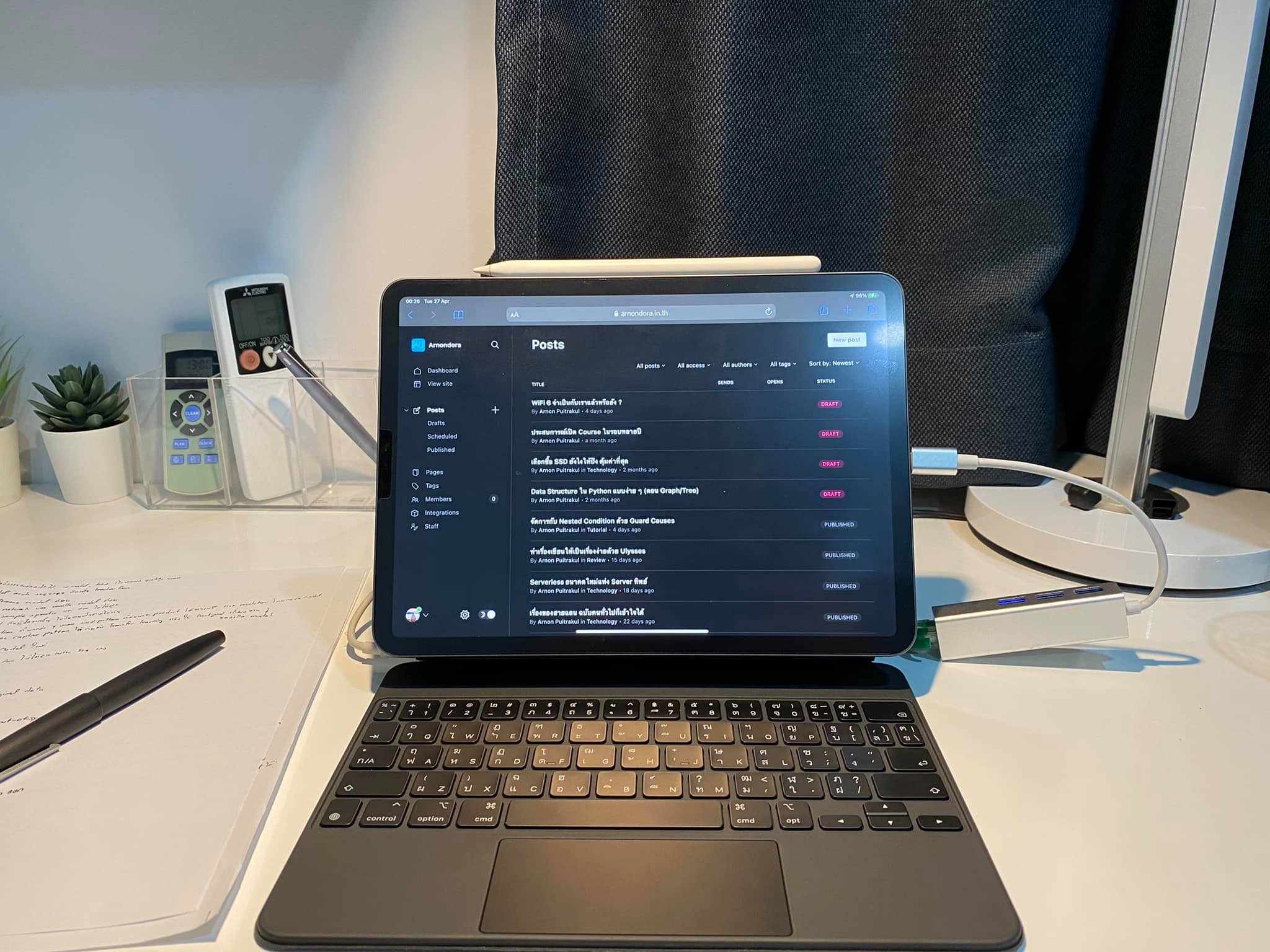 iPad Pro สามารถแทนคอมพิวเตอร์ได้มั้ย ? + รีวิว App ที่ใช้ทำงาน